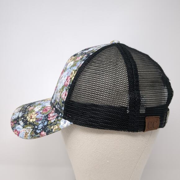 C.C Exclusives Trucker Hat Multicolor One Size Adjustable Floral Mesh Back - Picture 3 of 9
